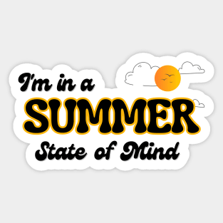 In a Summer State of Mind Sticker